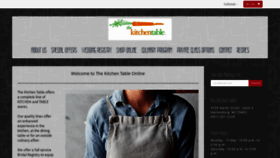 What Kitchentablenow.com website looked like in 2020 (3 years ago)