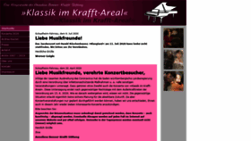 What Klassik-im-krafft-areal.de website looked like in 2020 (3 years ago)
