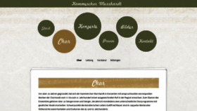 What Kammerchor-murrhardt.de website looked like in 2020 (3 years ago)