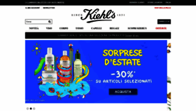 What Kiehls.it website looked like in 2020 (3 years ago)