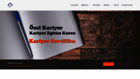 What Kariyersertifika.com website looked like in 2020 (3 years ago)