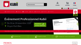 What Kubii.fr website looked like in 2020 (3 years ago)