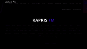 What Kaprisfm.net website looked like in 2020 (3 years ago)
