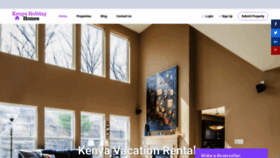 What Kenyaholidayhomes.com website looked like in 2020 (3 years ago)