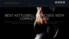 What Kettlebell-exercises.com website looked like in 2020 (3 years ago)