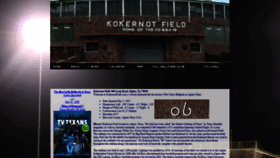 What Kokernotfield.com website looked like in 2020 (3 years ago)