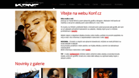 What Konf.cz website looked like in 2020 (3 years ago)
