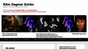 What Kanzlei-schoen.de website looked like in 2020 (3 years ago)