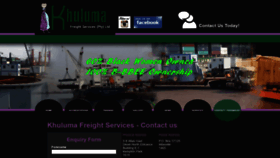 What Khuluma.co.za website looked like in 2020 (3 years ago)