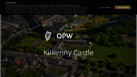 What Kilkennycastle.ie website looked like in 2020 (3 years ago)