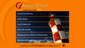 What Kidneyschool.org website looked like in 2020 (3 years ago)