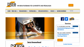 What Keg-bayern.de website looked like in 2020 (3 years ago)