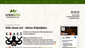 What Koeln-kann-nachhaltig.de website looked like in 2020 (3 years ago)