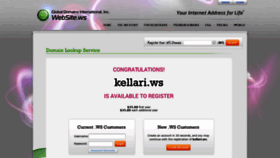 What Kellari.ws website looked like in 2020 (3 years ago)