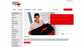 What Kangabox.de website looked like in 2020 (3 years ago)
