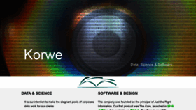What Korwe.com website looked like in 2020 (3 years ago)