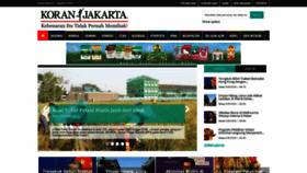 What Koran-jakarta.com website looked like in 2020 (3 years ago)
