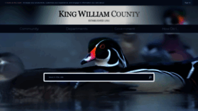 What Kingwilliamcounty.us website looked like in 2020 (3 years ago)