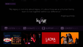 What Kjazz.org website looked like in 2020 (3 years ago)