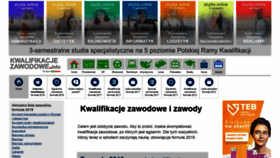 What Kwalifikacjezawodowe.info website looked like in 2020 (3 years ago)