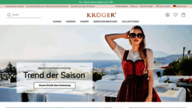 What Krueger-dirndl.de website looked like in 2020 (5 years ago)