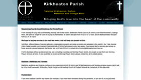 What Kirkheatonchurch.org.uk website looked like in 2020 (3 years ago)