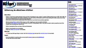 What Kixtart.org website looked like in 2020 (3 years ago)