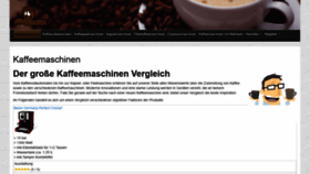 What Kaffeemaschinen-vergleich.com website looked like in 2020 (3 years ago)