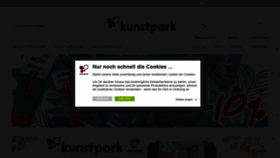 What Kunstpark-shop.de website looked like in 2020 (3 years ago)