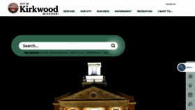 What Kirkwoodmo.org website looked like in 2020 (3 years ago)