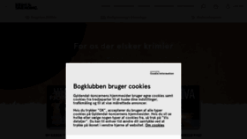 What Krimibogklub.dk website looked like in 2020 (3 years ago)