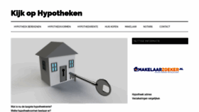 What Kijkophypotheken.nl website looked like in 2020 (3 years ago)