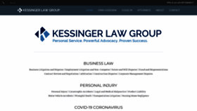 What Kessingerlaw.com website looked like in 2020 (3 years ago)