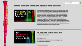 What Klezmore-vienna.at website looked like in 2020 (3 years ago)