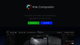 What Kiteapp.co website looked like in 2020 (3 years ago)