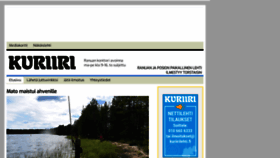 What Kuriirilehti.fi website looked like in 2020 (3 years ago)