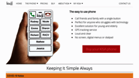 What Kisaphone.com.au website looked like in 2020 (3 years ago)