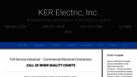 What Kerelectric.com website looked like in 2020 (3 years ago)