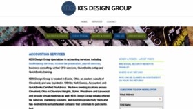 What Kesdesigngroup.com website looked like in 2020 (3 years ago)