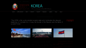 What Korea-dpr.com website looked like in 2020 (3 years ago)