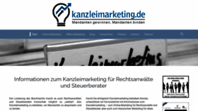 What Kanzleimarketing.de website looked like in 2020 (3 years ago)