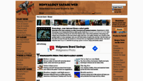What Kenyalogy.com website looked like in 2020 (3 years ago)