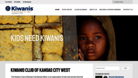 What Kckwestkiwanis.org website looked like in 2020 (3 years ago)
