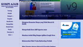 What Kompiajaib.com website looked like in 2020 (3 years ago)