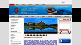 What Kannuruniversity.ac.in website looked like in 2020 (3 years ago)