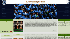 What Kolaunionhighschool.org website looked like in 2020 (3 years ago)