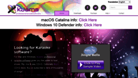 What Karaoke.kjams.com website looked like in 2020 (3 years ago)