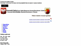 What Komornik-police.pl website looked like in 2020 (3 years ago)