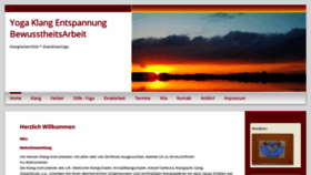 What Klangfarbenstille.de website looked like in 2020 (3 years ago)