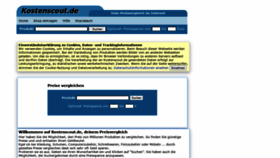 What Kostenscout.de website looked like in 2020 (5 years ago)
